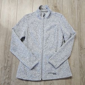 Sunice Stormpack Zip Sweater, Medium, White Peppered